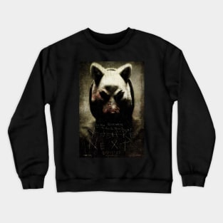 You're Next Movie Poster Wolf Mask Crewneck Sweatshirt